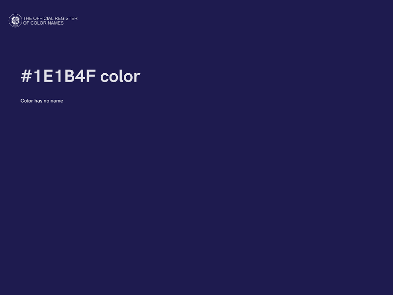 #1E1B4F color image