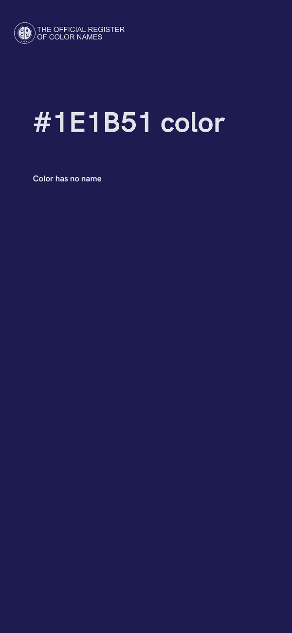 #1E1B51 color image