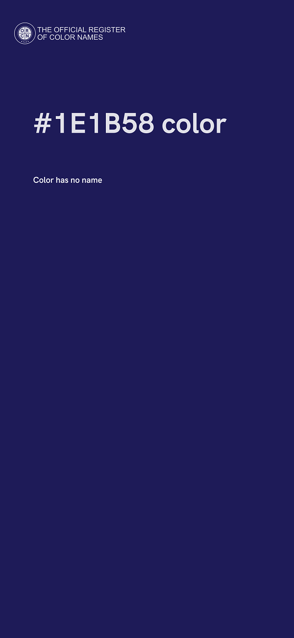#1E1B58 color image