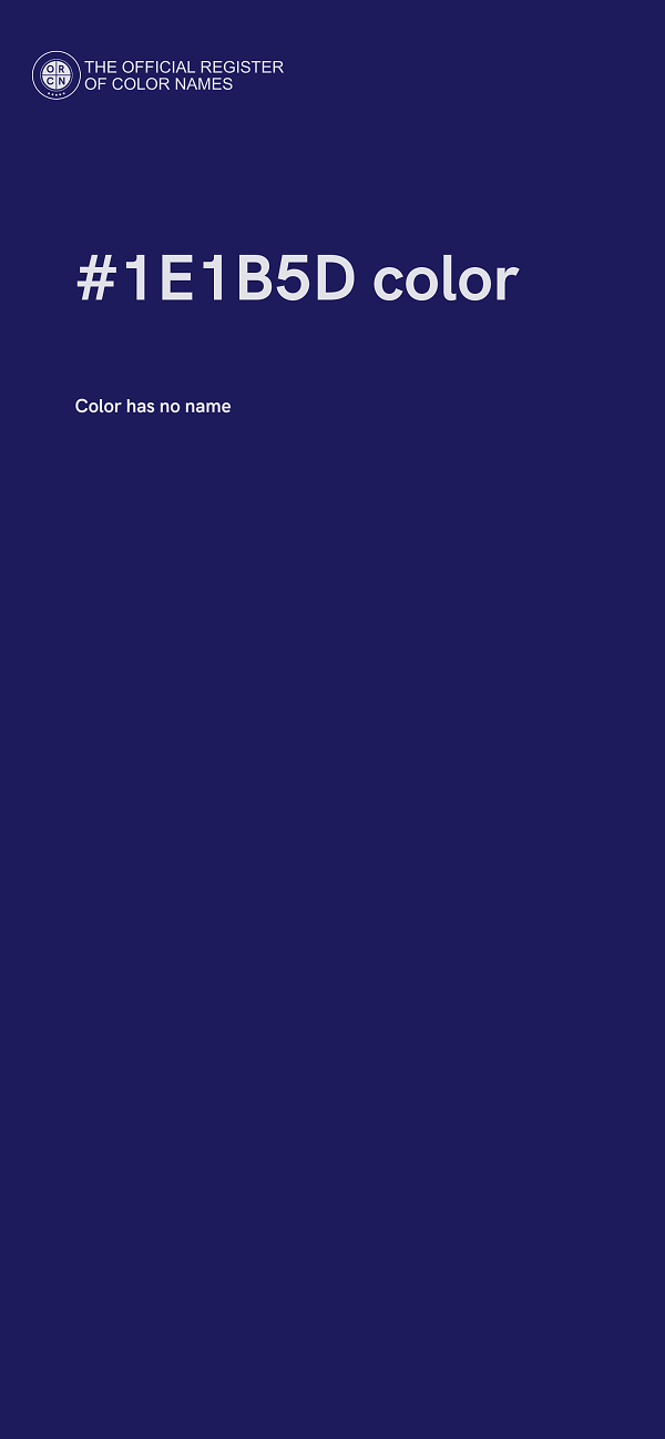 #1E1B5D color image