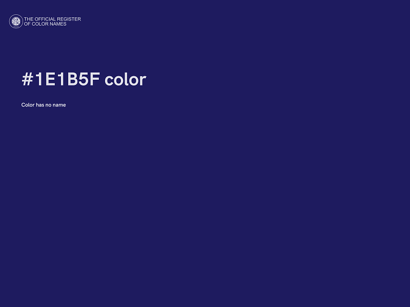 #1E1B5F color image