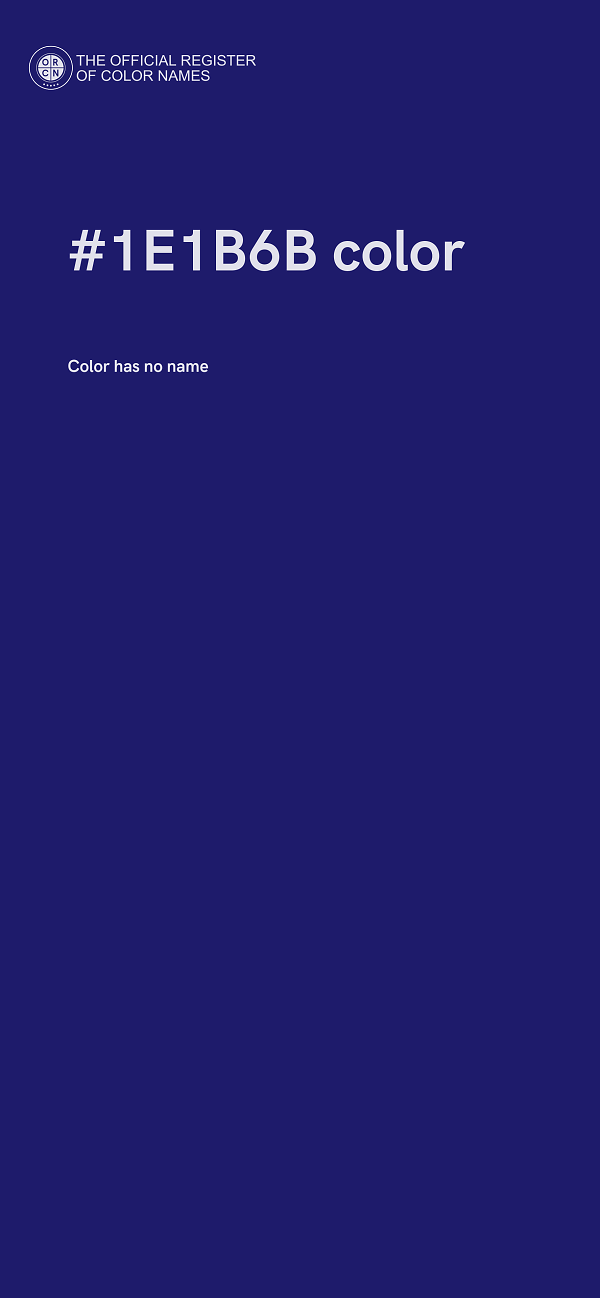 #1E1B6B color image