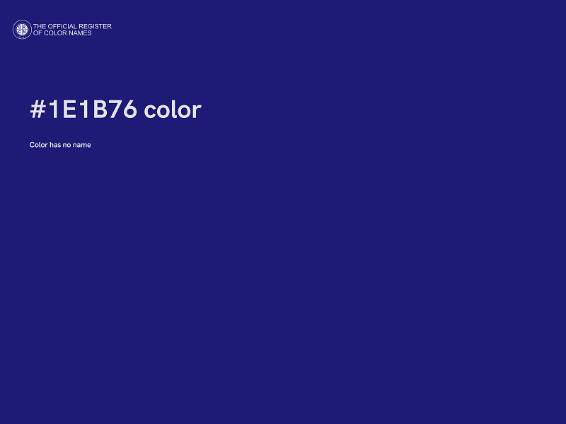 #1E1B76 color image