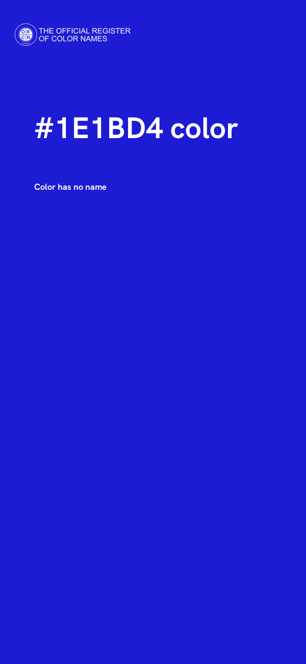 #1E1BD4 color image