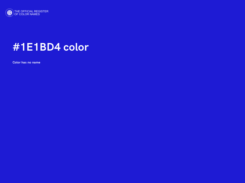 #1E1BD4 color image