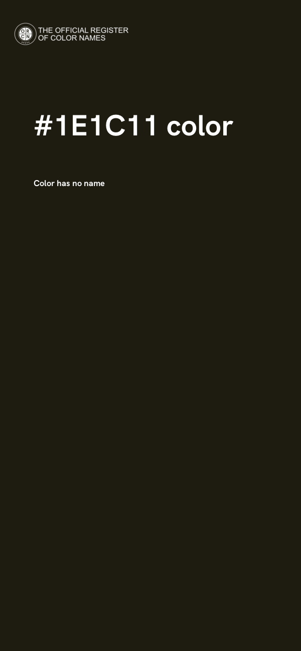 #1E1C11 color image