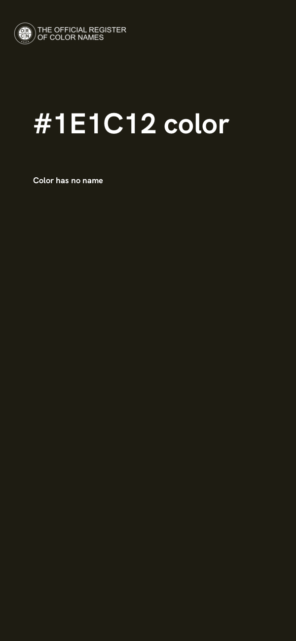 #1E1C12 color image