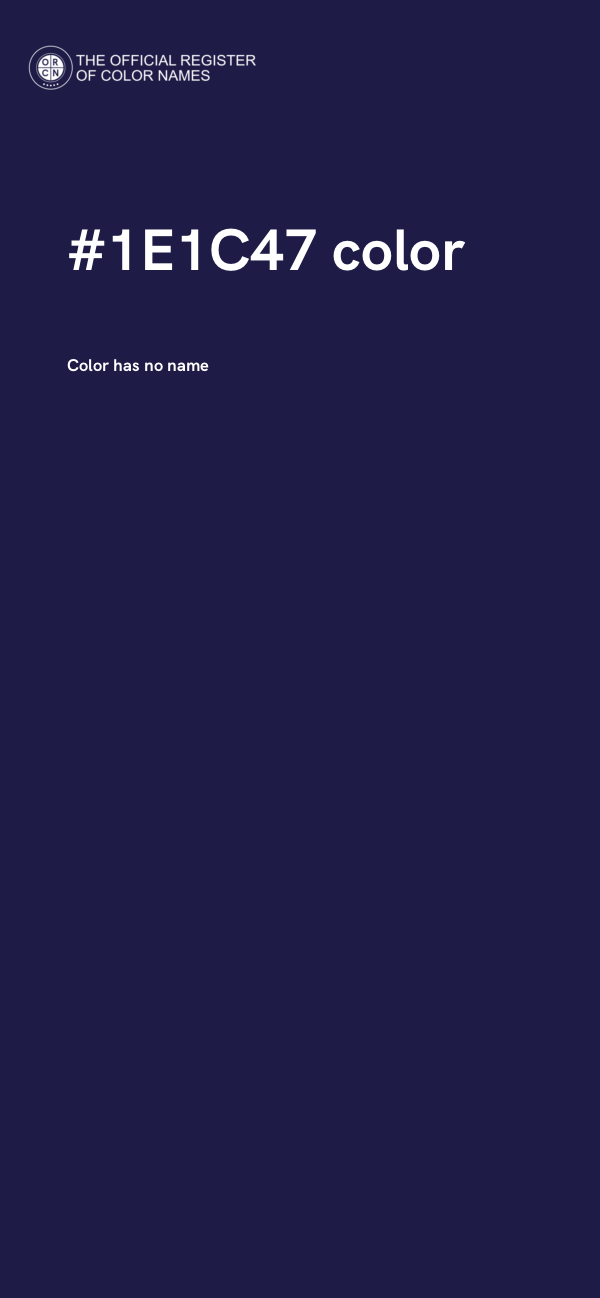 #1E1C47 color image