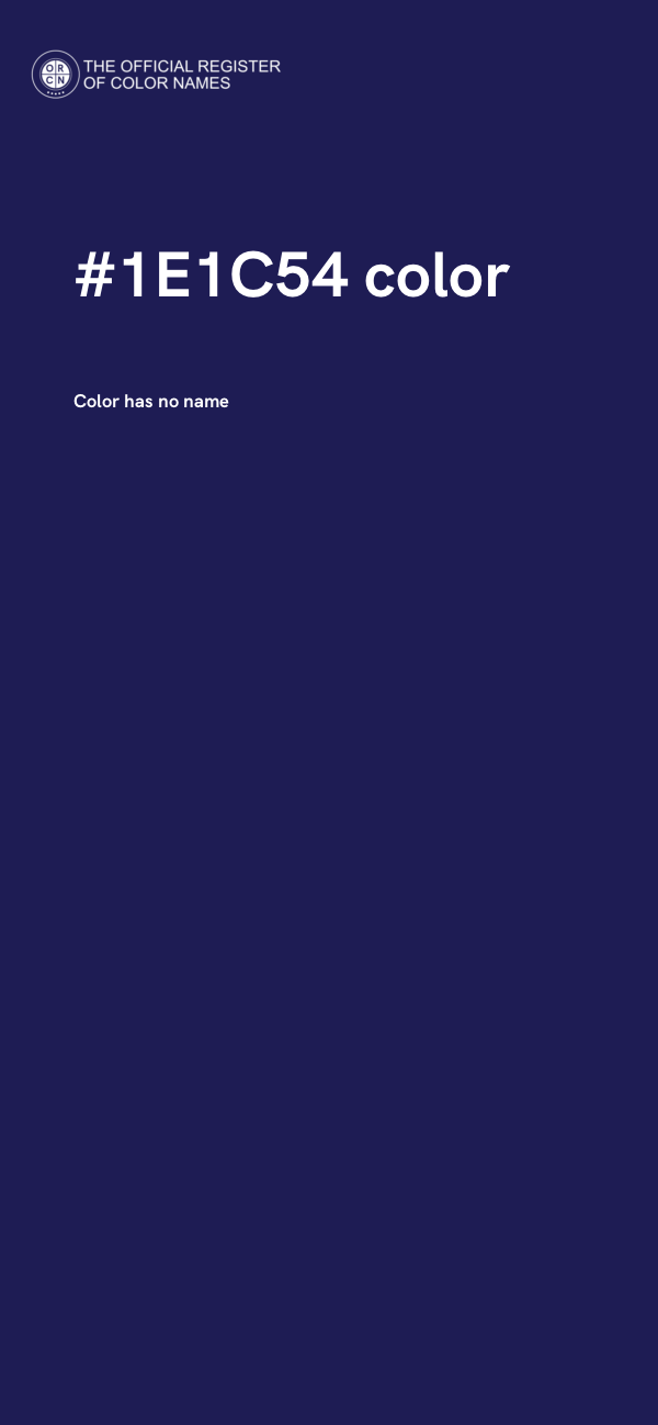 #1E1C54 color image