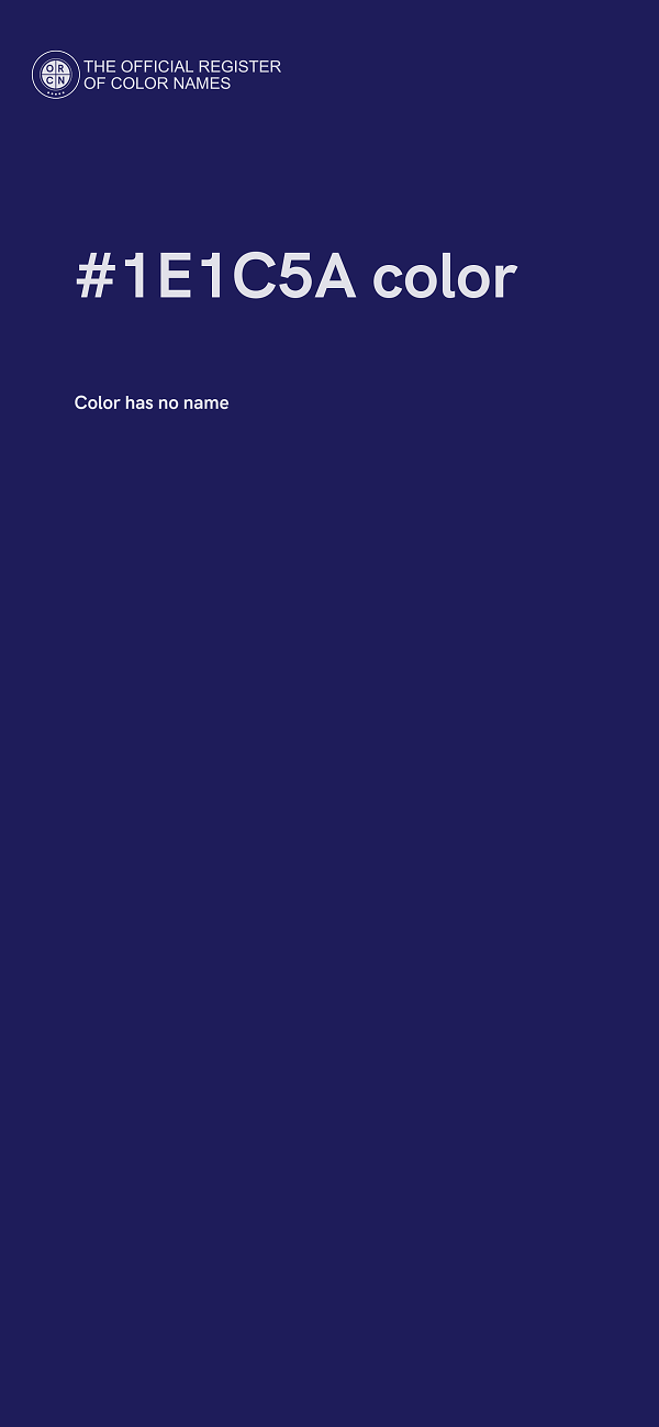 #1E1C5A color image