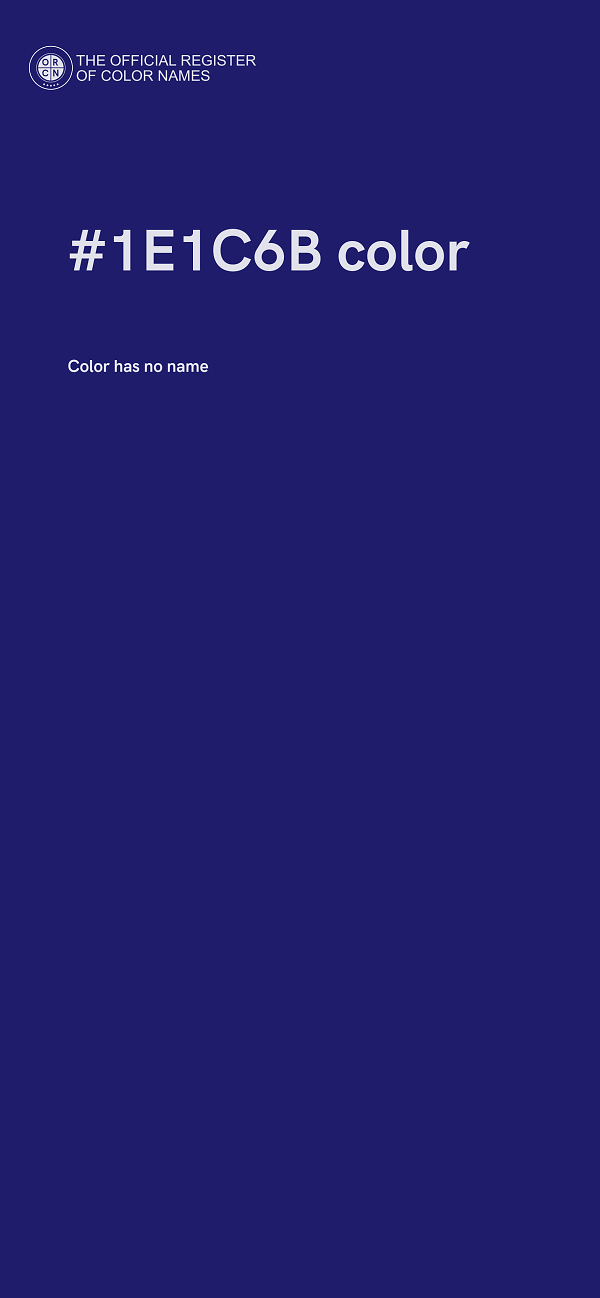 #1E1C6B color image