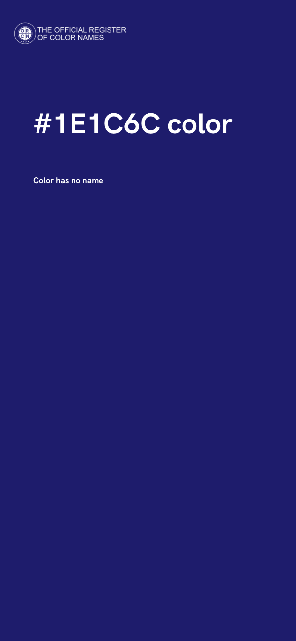 #1E1C6C color image