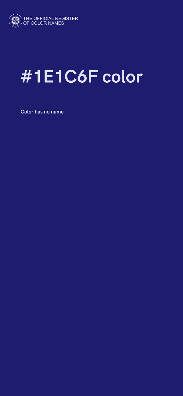#1E1C6F color image