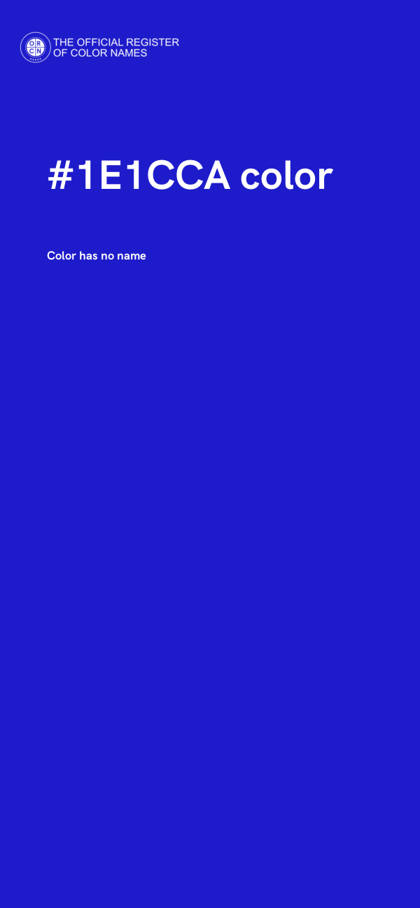 #1E1CCA color image