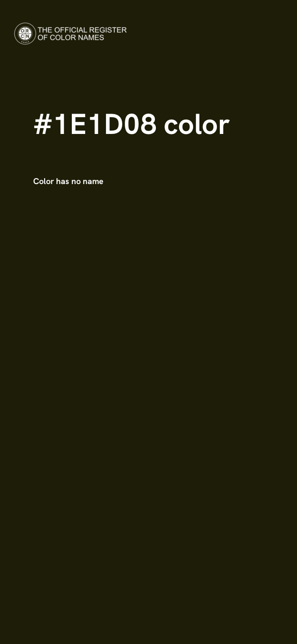 #1E1D08 color image