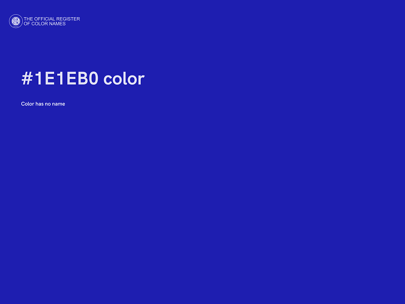 #1E1EB0 color image