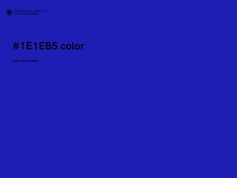 #1E1EB5 color image