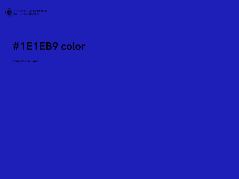 #1E1EB9 color image