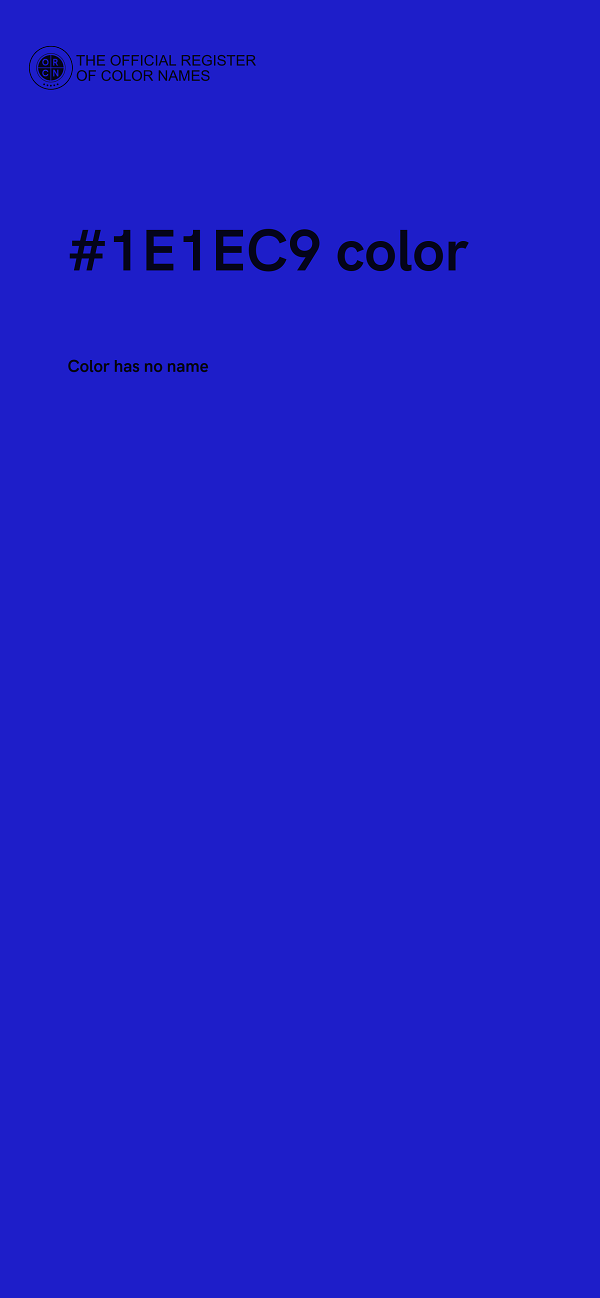 #1E1EC9 color image
