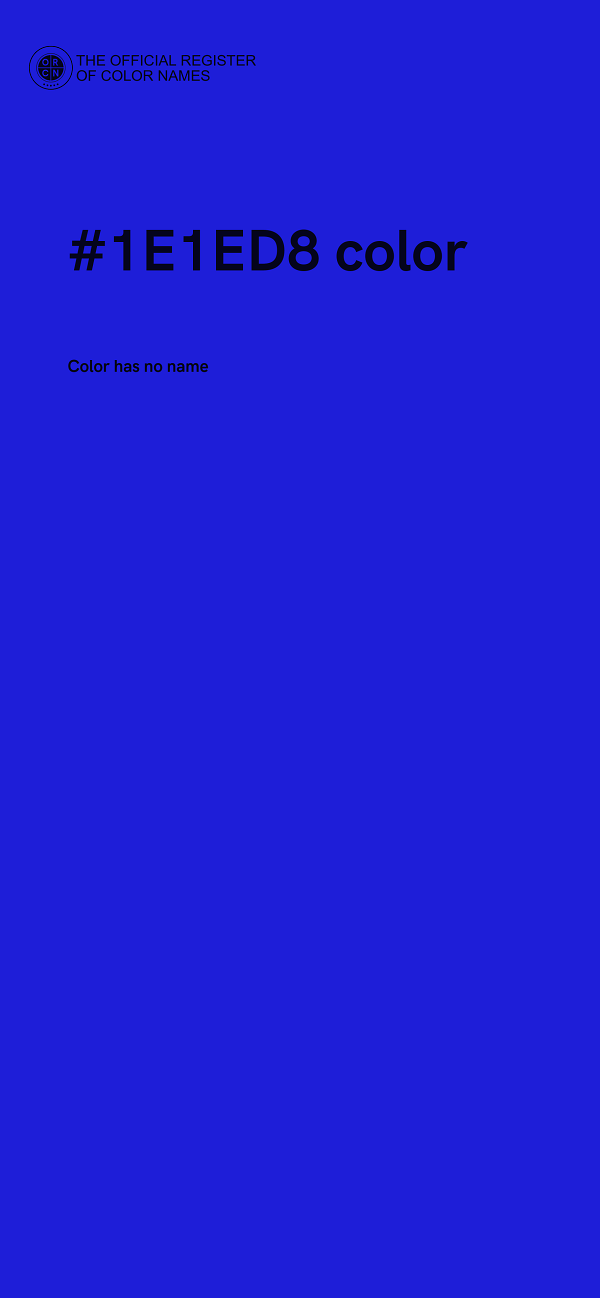 #1E1ED8 color image
