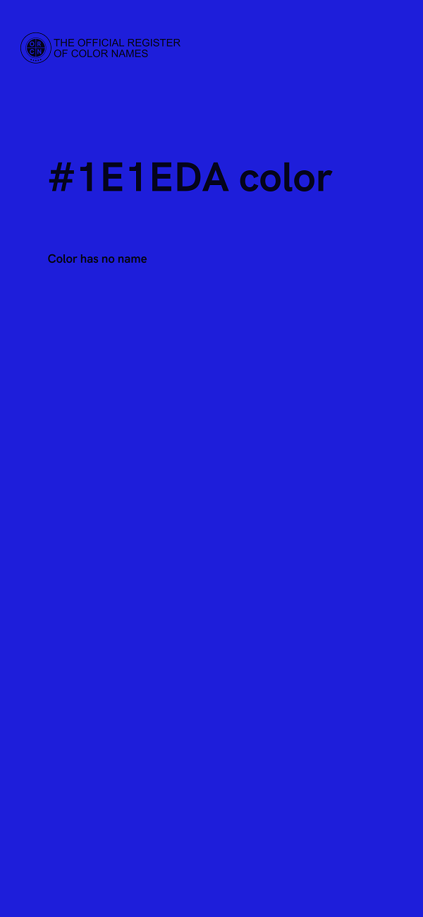 #1E1EDA color image
