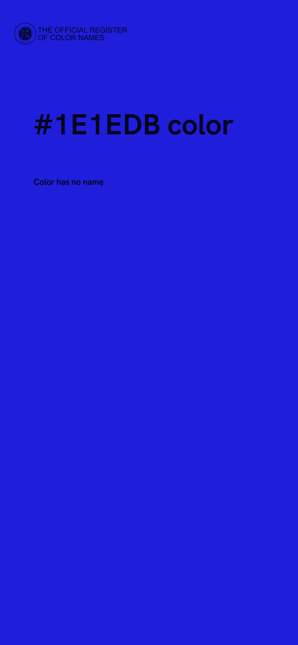 #1E1EDB color image