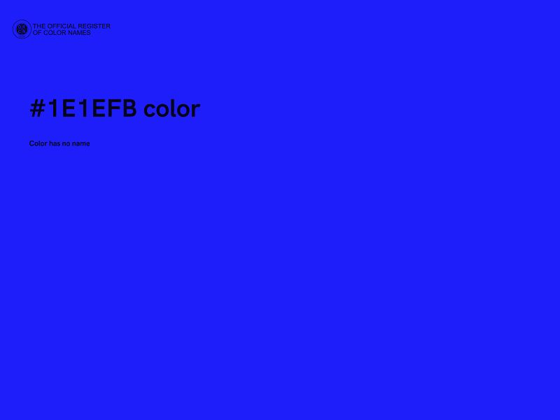 #1E1EFB color image