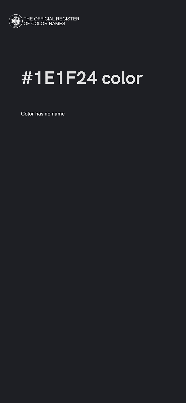 #1E1F24 color image