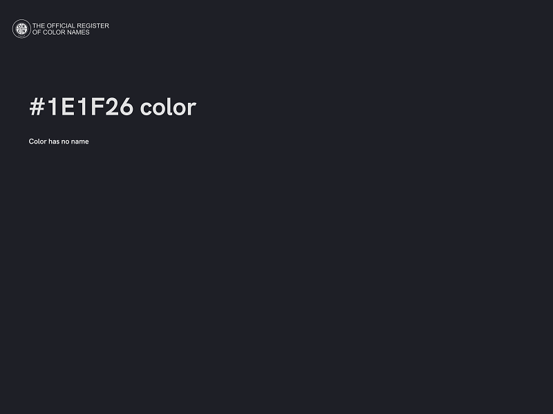 #1E1F26 color image