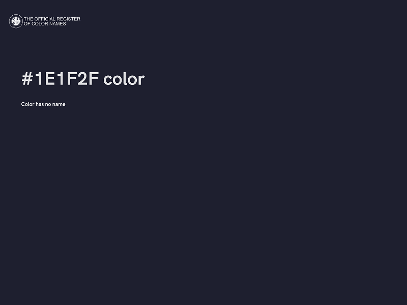 #1E1F2F color image