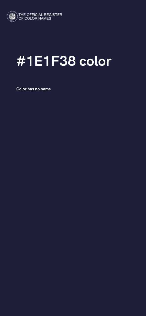 #1E1F38 color image