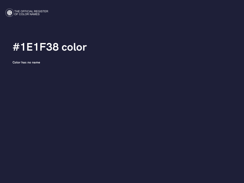 #1E1F38 color image