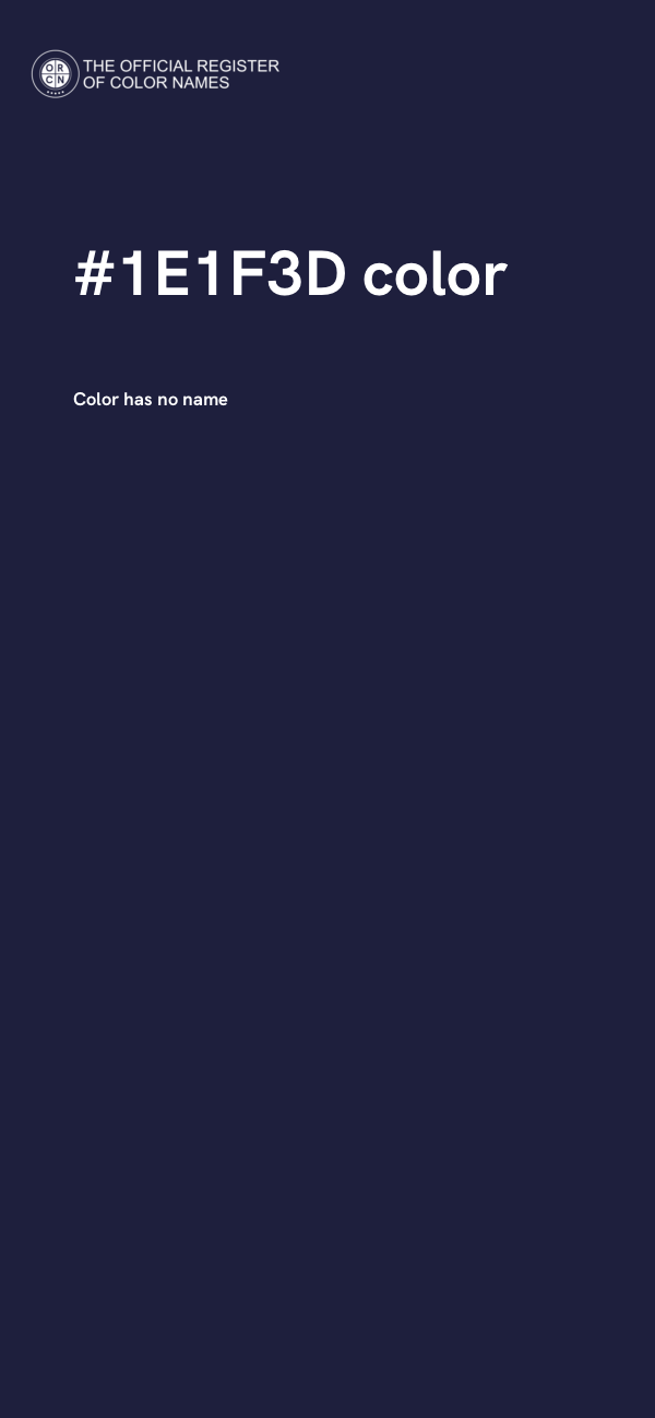 #1E1F3D color image