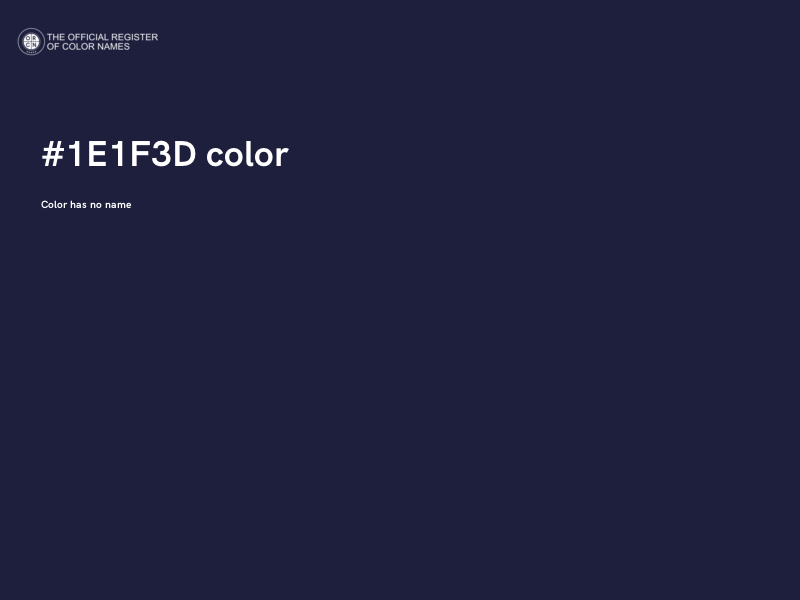 #1E1F3D color image