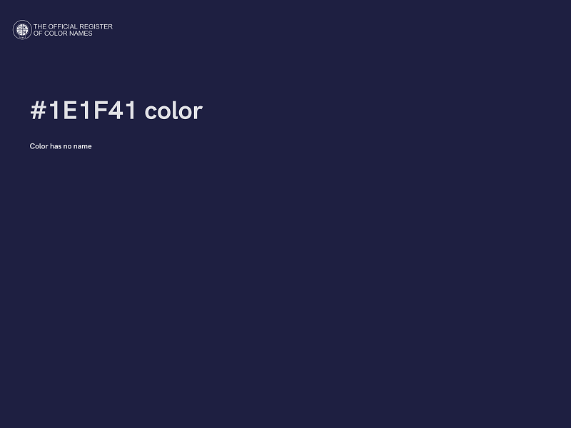 #1E1F41 color image