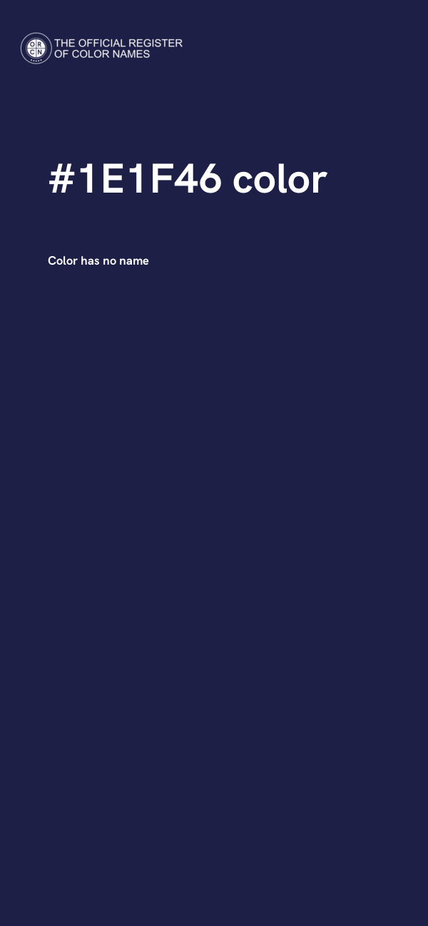 #1E1F46 color image