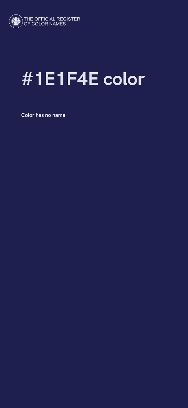 #1E1F4E color image