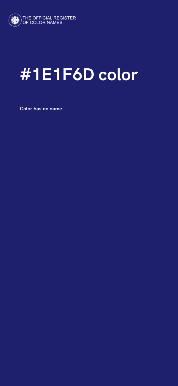 #1E1F6D color image