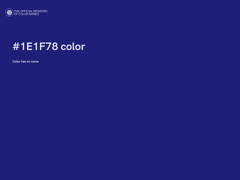 #1E1F78 color image