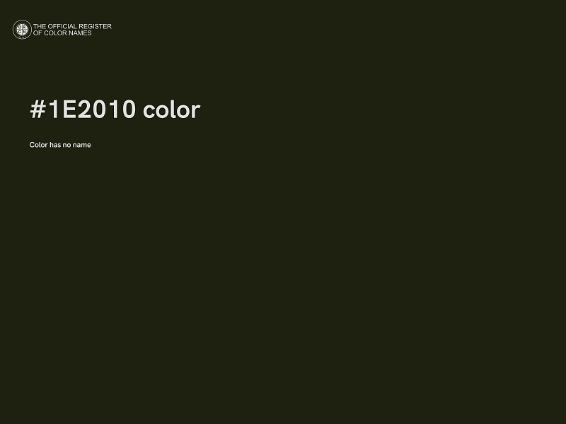 #1E2010 color image