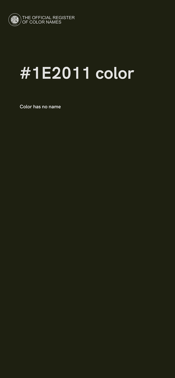 #1E2011 color image