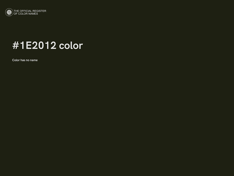 #1E2012 color image