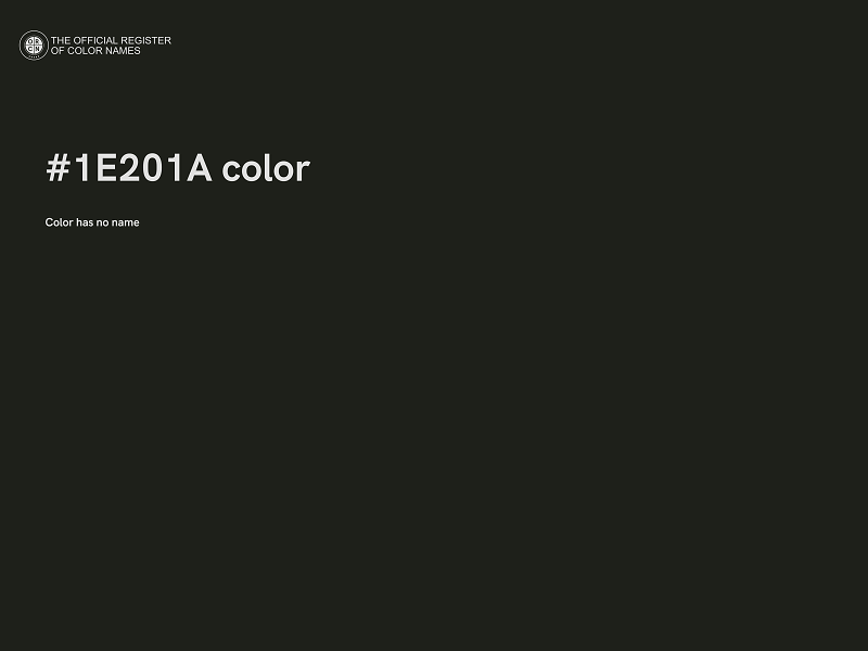 #1E201A color image