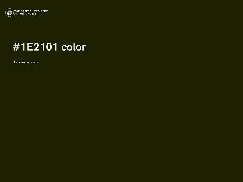#1E2101 color image