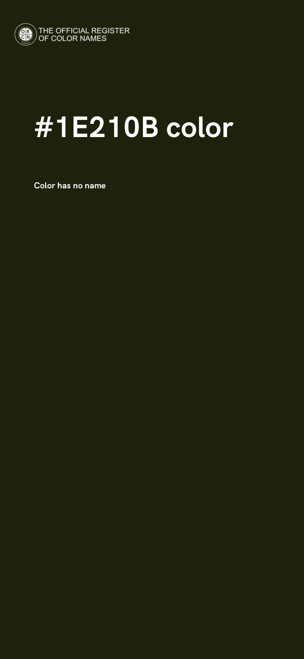 #1E210B color image
