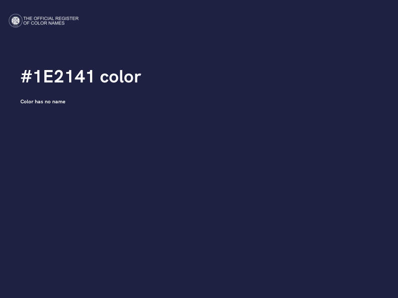 #1E2141 color image