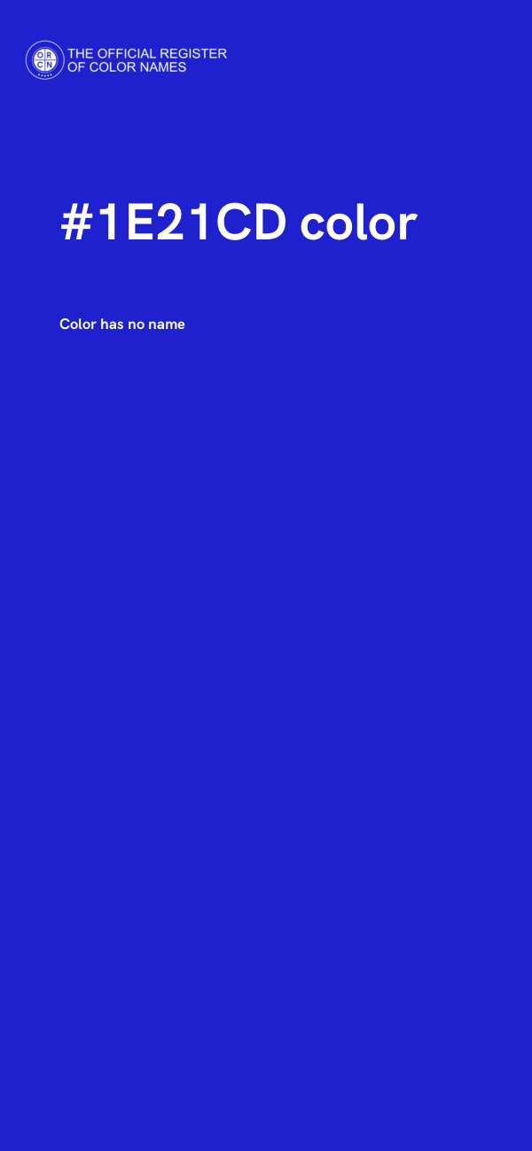 #1E21CD color image