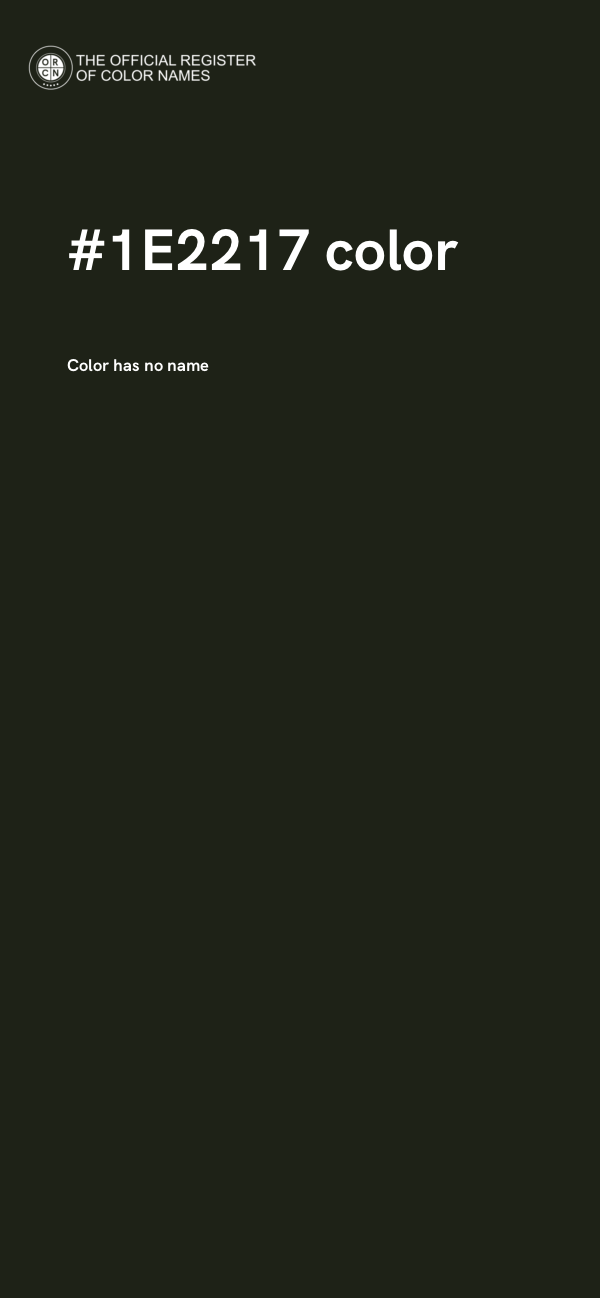 #1E2217 color image