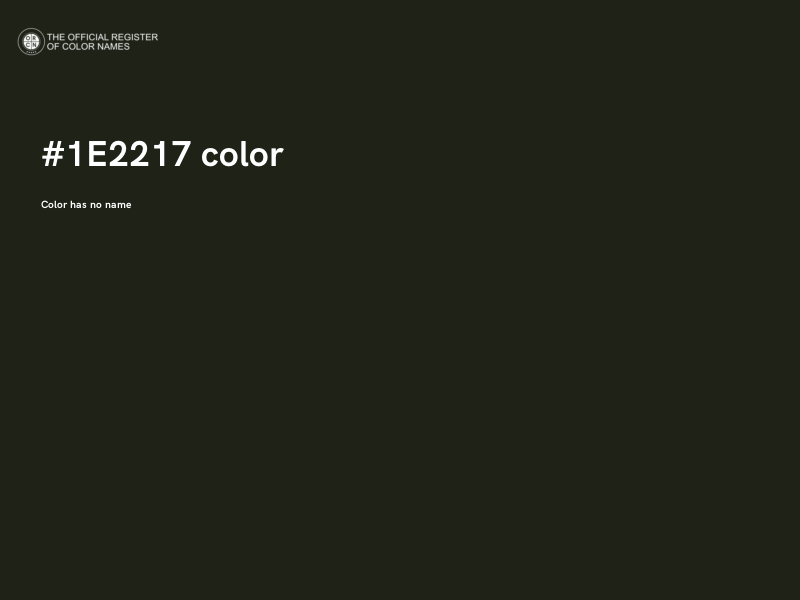 #1E2217 color image