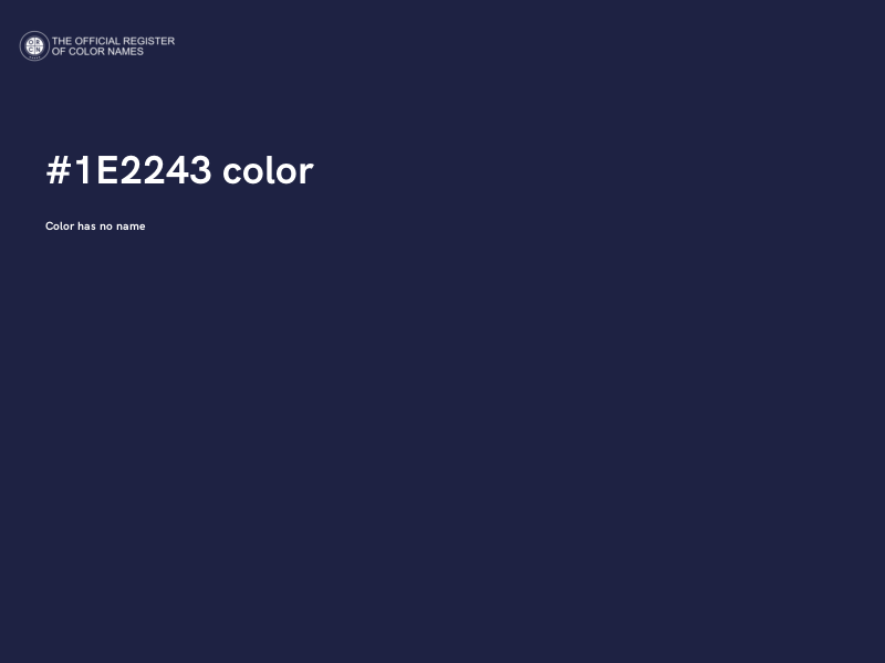 #1E2243 color image